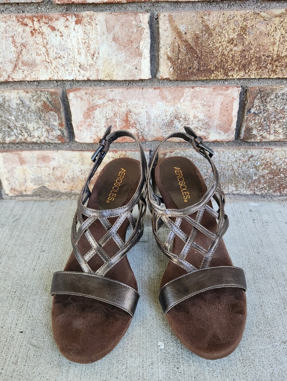 Aerosoles Brown Strappy Women's Sandals